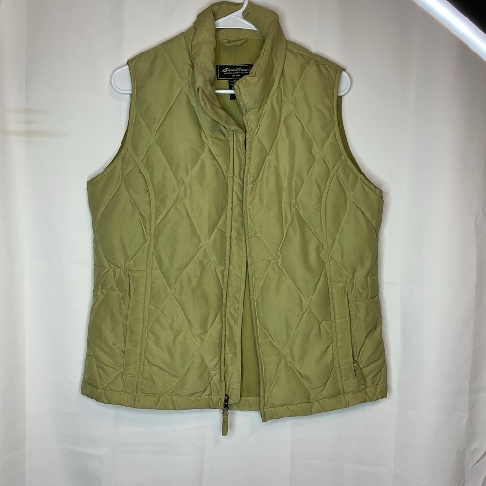 Eddie Bauer womens puffer vest med tall